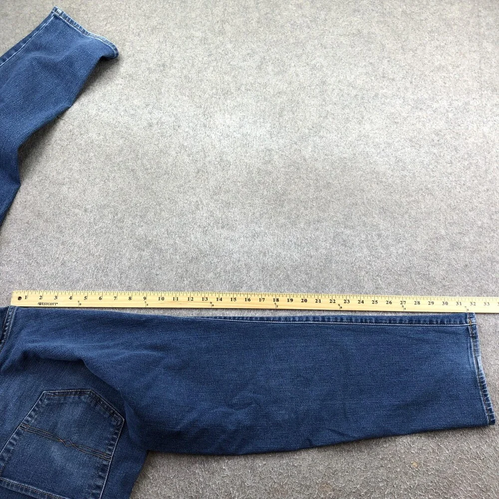 Lucky Brand Jeans Mens 38x32 Blue Medium Wash 410 Athletic Slim Denim Pants